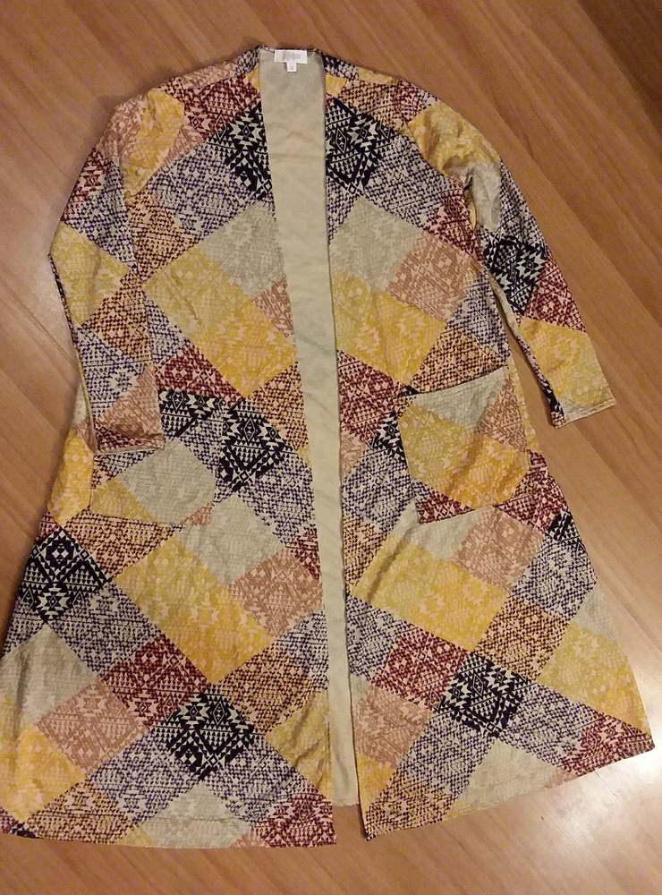 Lularoe Sarah Damask Trellis Print S Multi Colored